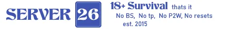 Server26 Minecraft Java server banner