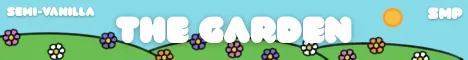 Thegardenmc Minecraft Java server banner