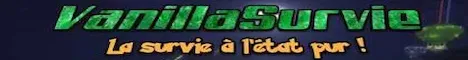 Vanillasurvie Minecraft Java server banner