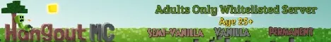Hangoutmc Minecraft Java server banner