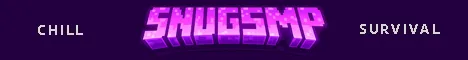 Snugsmp Minecraft Java server banner