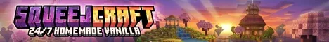Squeejcraft Minecraft Java server banner