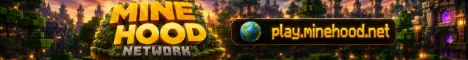 MineHood Minecraft Java server banner