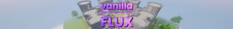 VanillaFlux Minecraft Java server banner