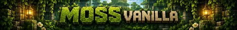 Moss Vanilla Minecraft Java server banner