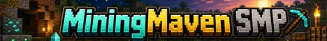MiningMaven SMP Minecraft Java server banner