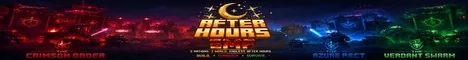 The AfterHours SMP Minecraft Java server banner