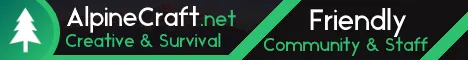 AlpineCraft Minecraft Java server banner