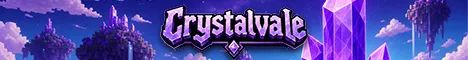 CrystalvaleMC Minecraft Java server banner