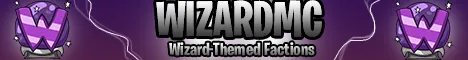WizardMC Minecraft Java server banner