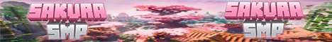SakuraSMP Minecraft Java server banner