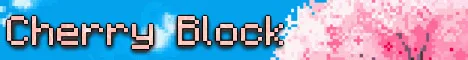 Cherryblock Minecraft Java server banner
