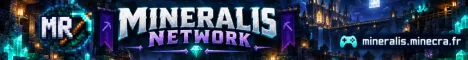Mineralis Network Minecraft Java server banner