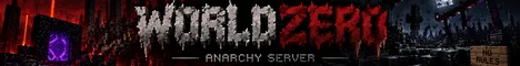 World Zero Minecraft Java server banner
