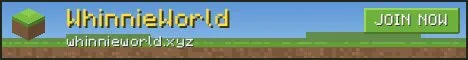 Whinnie World Minecraft Java server banner