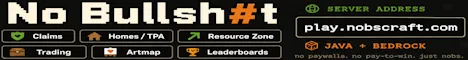 NoBSCraft Minecraft Java server banner