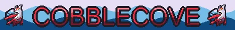 Cobblecove Minecraft Java server banner