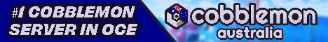 Cobblemon Au Minecraft Java server banner