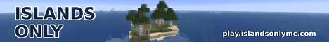 Islands Only SMP Minecraft Java server banner