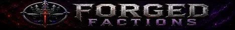 Forged Factions Minecraft Java server banner