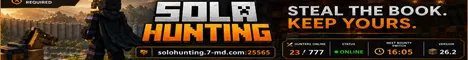 solohunting Minecraft Java server banner