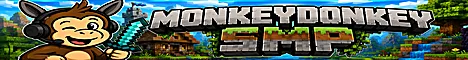 MonkeyDonkeySMP Minecraft Java server banner