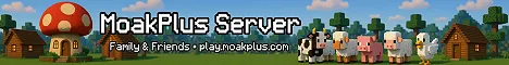 MoakPlus Server Minecraft Java server banner