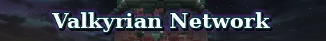 Valkyrian Network Minecraft Java server banner