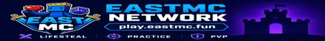 EastMC Minecraft Java server banner