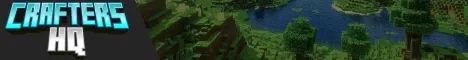 Craftershq Minecraft Java server banner