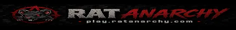 Rat Anarchy Minecraft Java server banner
