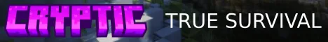 Crypticmc Minecraft Java server banner