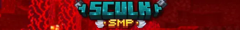 Sculk SMP Minecraft Java server banner