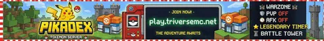 TriverseMC PikaDex Minecraft Java server banner