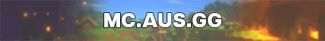 AusGG Minecraft Java server banner