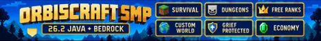 Baja SMP Minecraft Java server banner