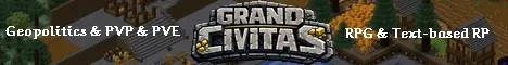 Grand Civitas Minecraft Java server banner