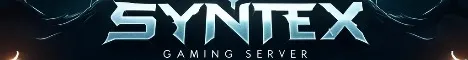 Syntexgaming Minecraft Java server banner