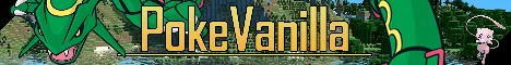 PokeVanilla Minecraft Java server banner