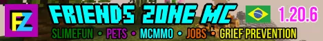 Friends Zone MC (Brasil) Minecraft Java server banner