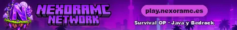 NexoraMC Minecraft Java server banner