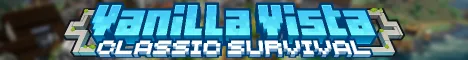 Vanilla Vista Minecraft Java server banner