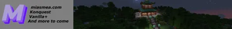 Miasmea Konquest Minecraft Java server banner