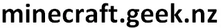 minecraft.geek.nz Minecraft Java server banner